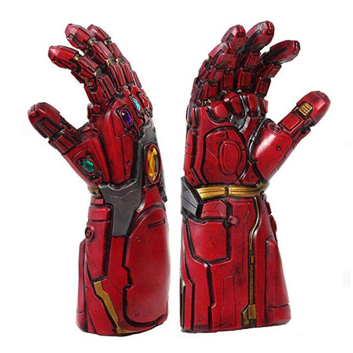 microgoodอเวนเจอร์ไอรอนแมนfaux-infinityหินถุงมือgauntlet-cosplay-propชุดงานปาร์ตี้pvc