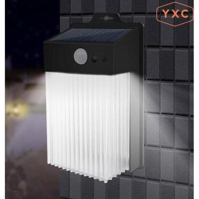 ◐✔ 【NEW ARRIVAL】4 Sides 50 LED 3 Modes Solar Motion Sensor Light Outdoor IP65 Waterproof LED White Lighting Light Control for Garden Wall Lampu with 1500 mAh Rechargeable Battery 6-8 hours Working Time【YXC】