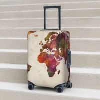 World Maps Suitcase Cover vintage Holiday Business Useful Luggage Case Protection