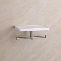 ✹ Hot sale bathroom accessories ABS shelf with paper holder C-RY 01