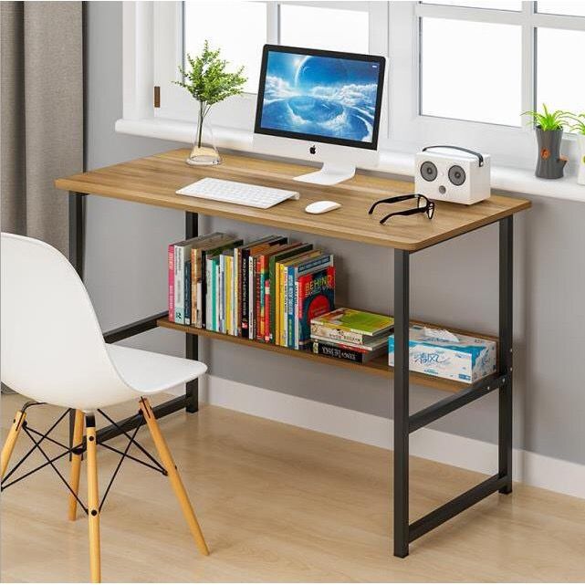 Andy Merchandise Computer Table with Shelf 80cmx40cmx72cm Study Table ...