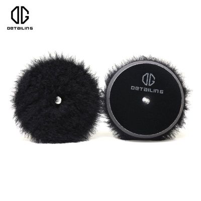 DETAILING 2019 Fast Speed 3/5/6 inch 100 Wool Polishing Buffing Waxing Pad Woolen DA Polishers Cutting Pads