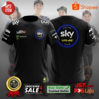 （Can Customizable）T-Shirt MotoGP Sky Racing Team Black&amp;gt;（Adult and Childrens Sizes）