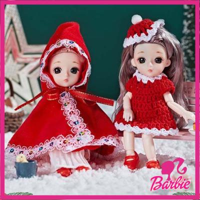 Barbiestyle Barbiepink Barbiecore ชุดบาร์บี้ บาร์บี้ บาบี้ ตุ๊กตาบาร์บี้ ตุ๊กตาน่ารัก อะนิเมะพัดลมสีสันสดใสตุ๊กตาแฟชั่นเด็กข้อต่อที่สามารถเคลื่อนย้ายได้คริสต์มาสแบบทำมือของเล่นแอ็คชั่นตัวตุ๊กตาของเล่น Munecas ของเล่นกระเป๋าตุ๊กตาข้อต่อ1/12ตุ๊กตา