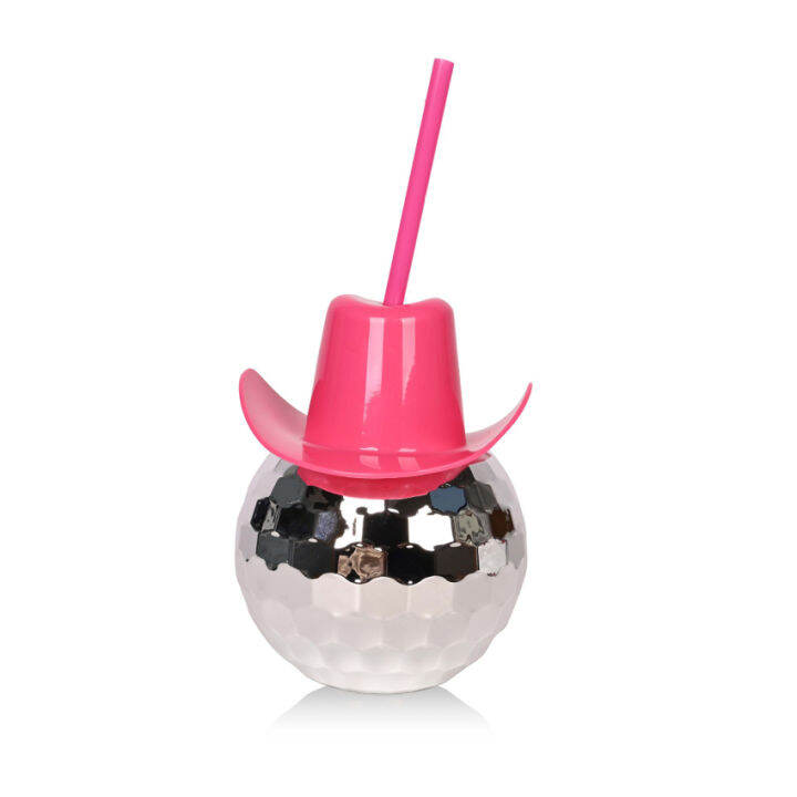 1pc-600ml-unique-disco-ball-cups-cowboy-disco-ball-cup-with-straws-flashing-cocktail-ball-electroplating-ball-cup-drinking-cup