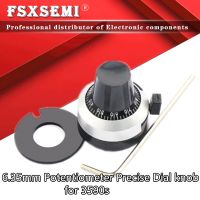 1pcs 3590 3590S 6.35 mm precision scale knob potentiometer knob equipped with multi-turn potentiometer