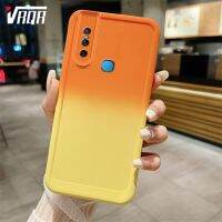 VRQR 2023ซิลิโคนล่าสุดเปลือกนิ่มสำหรับ Vivo V15การไล่ระดับสีขั้นสูงเคสซิลิโคนโทรศัพท์สีคู่