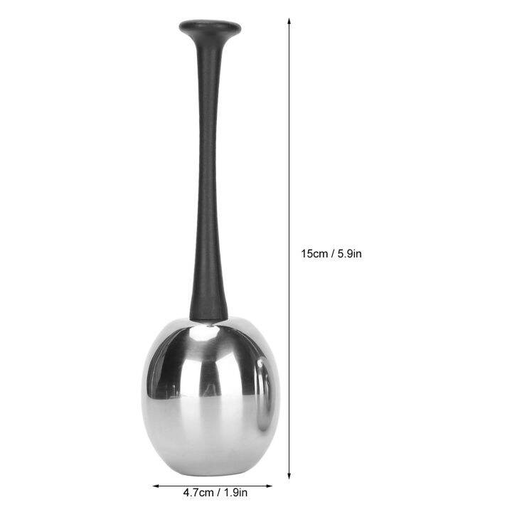สงสัย-2ชิ้นลูกโลกน้ำแข็งนวดหน้าสแตนเลสลดอาการบวมขจัดริ้วรอยน้ำแข็งก้อนสำหรับที่จับสีดำดูแลผิวหน้า
