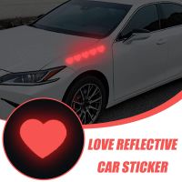 【cw】 12pcs/set Car Reflective Stickers for Truck Motorcycle Reflector Night Satety Driving Warning Decal