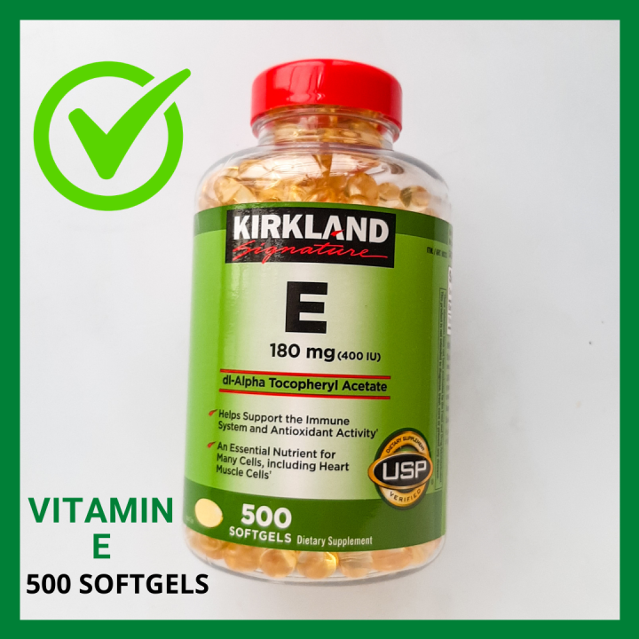 Kirkland Vitamin E 500 Softgels Lazada PH