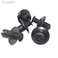 ❡﹍✆  10/20/40/50pcs Universal Car Bumper Fender 8mm Hole Plastic Rivets Fastener Screw Car Fastener Clips for Nissan Toyota Focus Kia