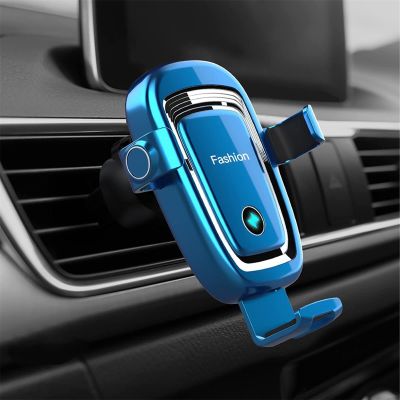 Type C Wireless Charging Receiver 15W Auto Wireless Car Charger Quick Auto Clamp Phone Holder Charging I Phone Charging Stand Car Chargers