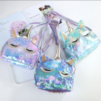 Kids Unicorn Handbag Wallet Crossbody Bags Girls Shoulder Bag Purse Sequins Shoulder Bag Gift for Girls Coin Bag Crossbody bag