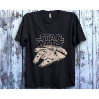 เสื้อยืด พิมพ์ลายกราฟฟิค Star Wars Millennium Falcon แฟชั่นฤดูร้อน สําหรับผู้ชาย  LC7D