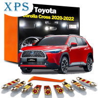 Xps 11ชิ้น Canbus สำหรับ Toyota Corolla Cross 2020 2022 2021 LED แผนที่ภายในรถชุดหลอดไฟ Led