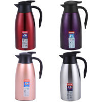 304 Stainless Steel 2L Thermal Flask Vacuum Insulated Water Pot Coffee Tea Milk Jug Thermal Pitcher for Home And Office