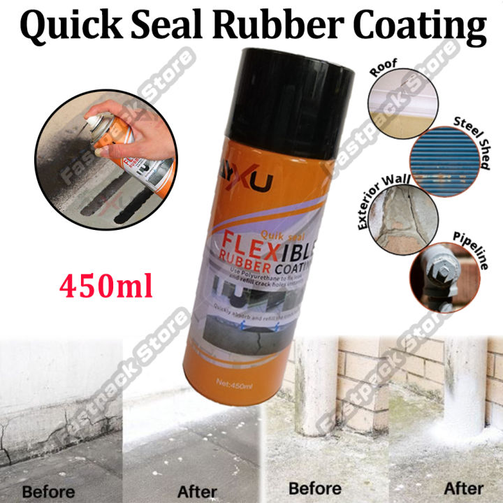 Flex Seal 14-fl oz Clear Aerosol Spray Waterproof Rubberized Coating in the  Rubberized Coatings department at