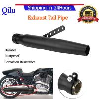 【Limit Time Promotion】Motorcycle Exhaust Muffler Tailpipe Tail Pipe Tip Universal for Harle.y Davidson GY6 Black