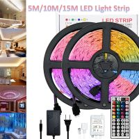 {ItalyNest shop} [สินค้าพร้อมส่ง] โคมไฟแถบไฟเปลี่ยนสีแถบไฟ LED ริ้วสายไฟไฟ RGB LED กันน้ำ2835 5050เทป LED