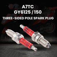 Universal A7TC Motorcycle Spark Plug Motorcycle Spare Parts Compatible with 50CC 70CC 90CC 100CC 110CC Light Motorcycle Scooter