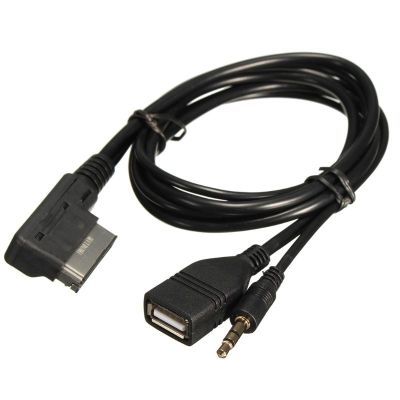 ：》{‘；； 3.5Mm AUX Audio Cable Music MDI AMI MMI Inter USB Charger Adapter For A6L A8L Q7 A3 A4L A5 A1 S5 Q5 With AMI Inter