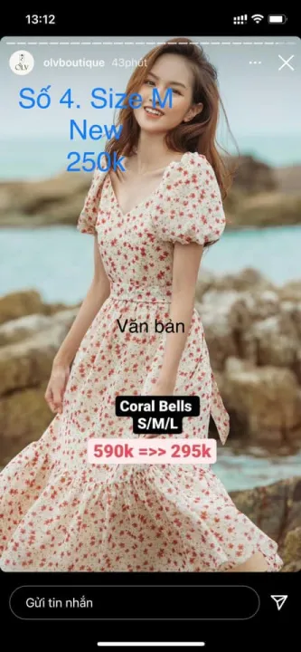 Đầm OLV Coral Bell size M new 100% – OLV ,SKU : 1518482121_VNAMZ-6371700594 >>>🇻🇳 Top1Vietnam 🛒>>> lazada.vn 🇻🇳🇻🇳🇻🇳🛒🛍🛒