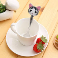 1Pcs Cartoon Coffee Spoons Tea Spoon Stainless Steel Kids Birthday Gifts Tableware Decor Baby Feeding Dinnerware Kitchen Tools