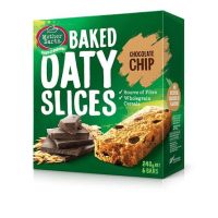 New arrival &amp;gt;&amp;gt; baked oaty slices chocolat chip 240กรัม โอ๊ตอัดแท่งผสมช็อกโกแลตชิพ นำเข้าจากนิวซีแลนด์