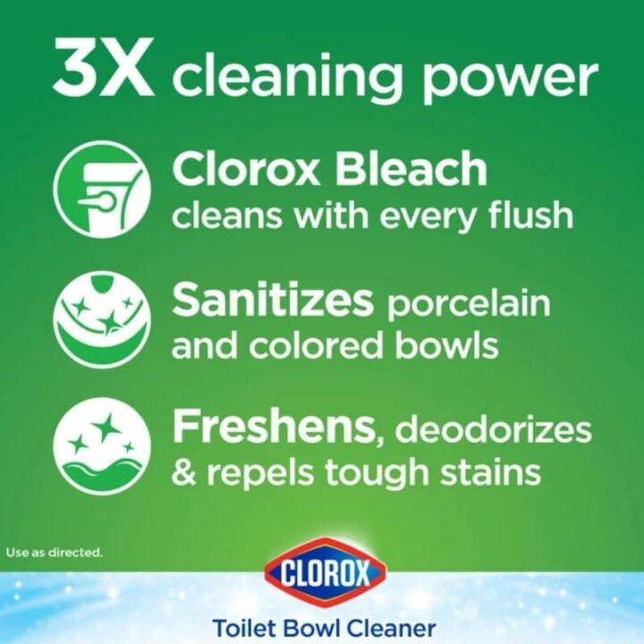 พร้อมส่ง-clorox-ก้อนทำความสะอาดชักโครก-ใช้แล้วไม่ต้องขัด-made-in-usa