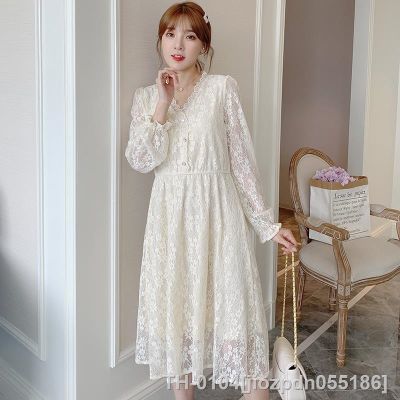 ◙ﺴ jiozpdn055186 Outono Maternidade Vestido Manga Longa Decote Em V Princesa Doce Mulher Grávida Vestidos De Casamento Roupas Elegantes