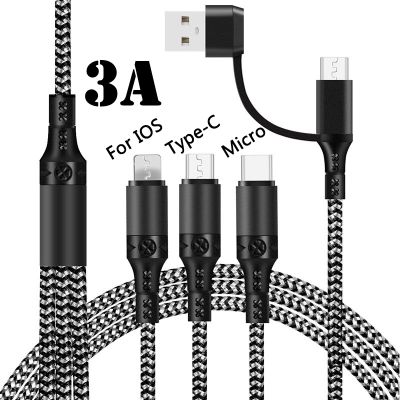 【jw】♝✈  Hot Sell 5 In 1 USB Type C Charger Cable Usb Port Multiple Charging Cord Wire iPhone 13