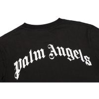 เสื้อยืดแขนสั้นผ้าฝ้ายพิมพ์ลาย palm angels แฟชั่น uni