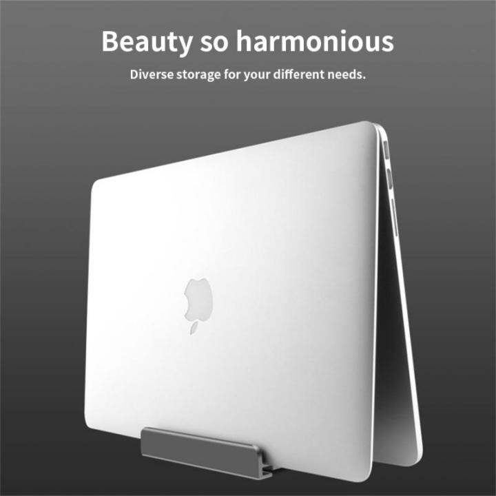Cooling Dual Storage Laptop Stand Holder Aluminum Alloy Vertical