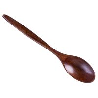 Wooden Spoons, 30 PCS Wood Soup Spoon Set, Long Handle Natural Wood Table Spoons