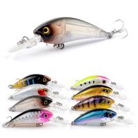 【cw】 1Pcs Fishing 5.8cm 4g Crank Bait Three Hooks Artificial Wobbler Jig Swimbait Eyes for Tackl