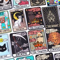 Tarot Patch Iron On Patches For Clothing Thermoadhesive Patches On Clothes Sew/Fusible Embroidery Patch For Clothes DIY Applique Haberdashery