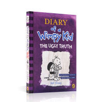 English original genuine diary of a kid 5 the fifth book of the ugly truth literature Jeff Kinney English childrens cartoon extracurricular reading 8-9-10 years old