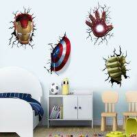 avengers wall stickers living room bedroom decoration Super hero movie poster for kids rooms