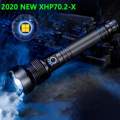 Led Flashlight 250000 Lumens Xhp70.2 Most Powerful Flashlight 26650 Usb Torch Xhp70 Xhp50 Led Lantern 18650 Hunting Hand Light