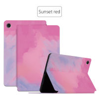 สำหรับ Xiaomi Mi Pad 4 8-นิ้ว เคสแท็บเล็ตรูปแบบที่มีสีสันหนังหรูการออกแบบขาตั้งฝาพับด้วยฟังก์ชั่นการนอนหลับและปลุกอัตโนมัติ