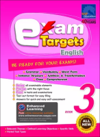 แบบฝึกหัดไวยากรณ์คําศัพท์ การสะกดคํา โครงสร้างประโยคสำหรับป.3 Exam Targets English Book 3