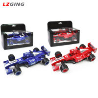 Lzginger F1แบบจำลองรถแข่งน้ำหนักเบาสำหรับ4-6ปี,รถของเล่นอัลลอยน้ำหนักเบาทนทานต่อการตกหล่นของรถยนต์