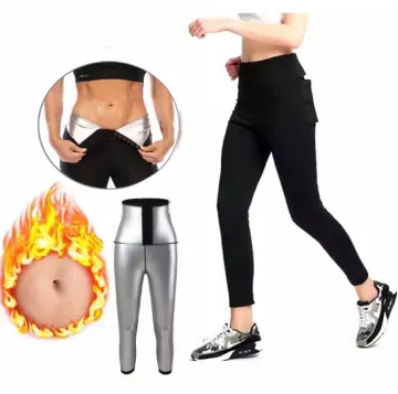 Shop Sweat Pants Body Shaper High Waist Slimming with great