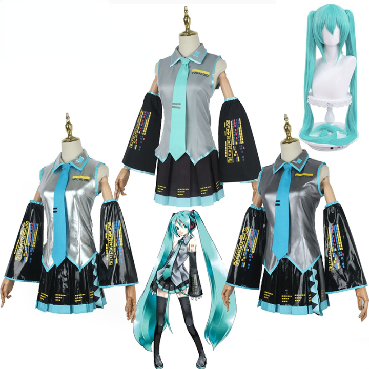 anime-vocaloid-cosplay-beginner-future-miku-female-outfits-costume-japan-midi-dress-halloween-party-male-cos-wig-fullset-clothes