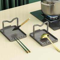 คุณภาพสูง Pan Lid Holder อลูมิเนียมรองรับช้อนหม้อวางไม้พาย Stand Kitchen Convenience Utensils เครื่องมือ Accessories