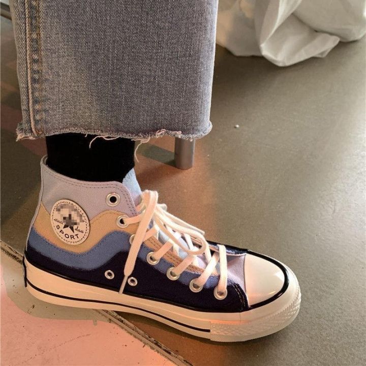 cod-dsfgerererer-spring-new-style-chic-hong-kong-canvas-shoes-high-top-female-korean-student-casual-all-match-color-matching-sneakers-ins-trend