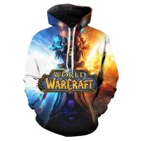 Sudadera con capucha con estampado 3D de World of Warcraft para hombre y mujer, suéter moderno de Tauren para otoño e invierno, novedad de 2023