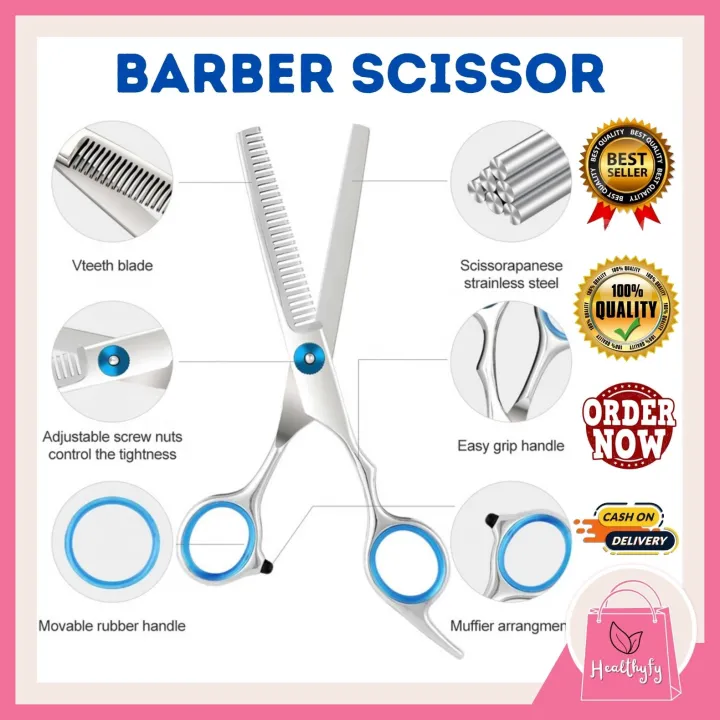 [HEALTHYFY] Hair Cutting Scissor Barbers Scissor Hair Cutting