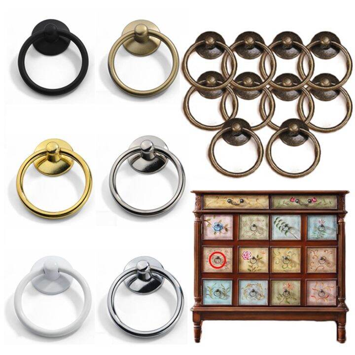 DRDIPR Single Hole Decorative Antique Dresser Doll House Knobs