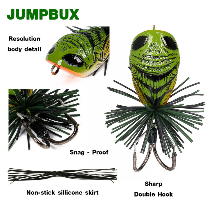 อุปกรณ์ตกปลา-mimix-เหยื่อ-รุ่น-jump-bux-เหยื่อปลอม-กบกระโดด-เหยื่อกบ